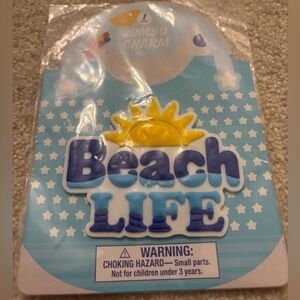 NWT Target Bullseye Playground Beach Life Jumbo Charm for Bogg Bag